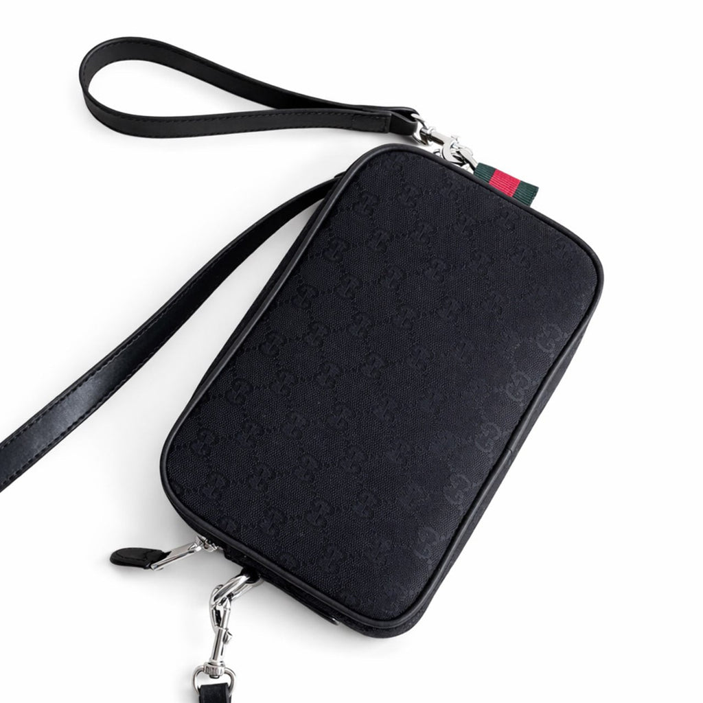 Canvas Minimalist Crossbody Bag (Black)