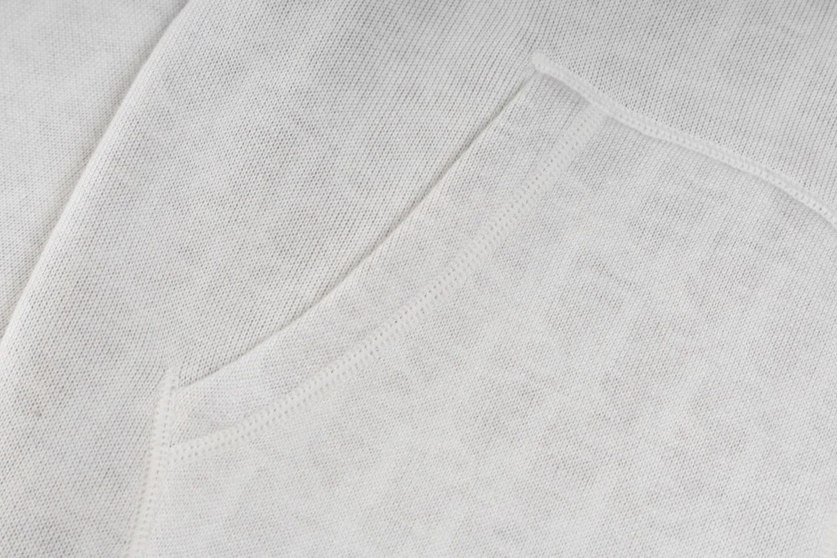 Signature Zip-Up Hoodie in Ivory with Dior Oblique Lining