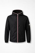 Hooded Nylon Jacket – Black