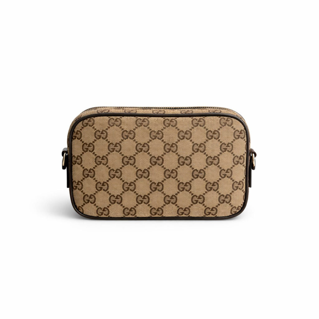Supreme Canvas Crossbody / Clutch Bag (Beige/Ebony)