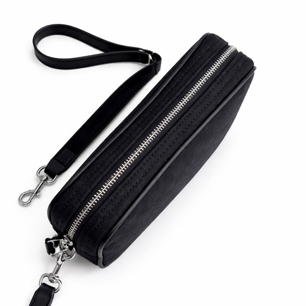 Canvas Minimalist Crossbody Bag (Black)