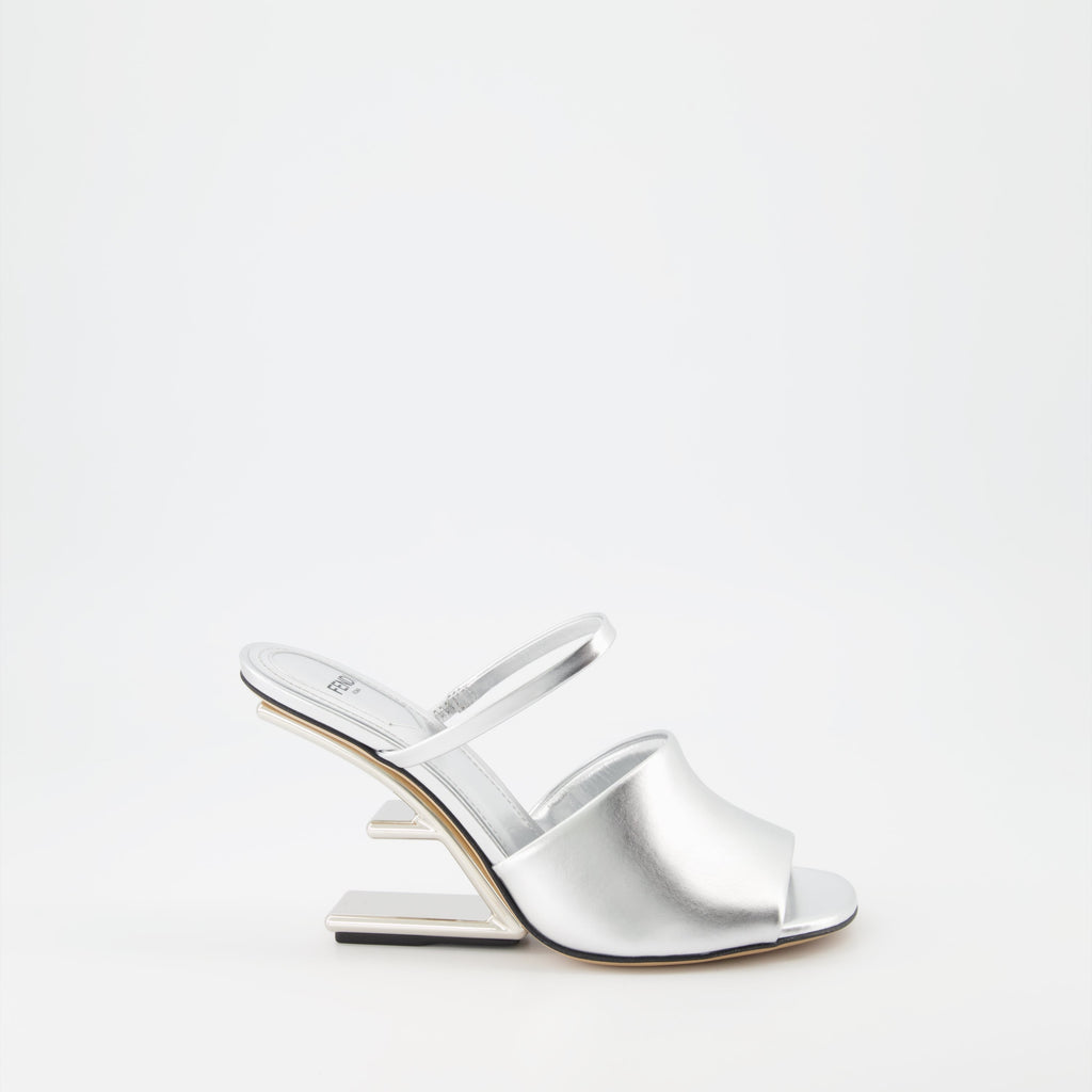 Sculptural Heel Sandals