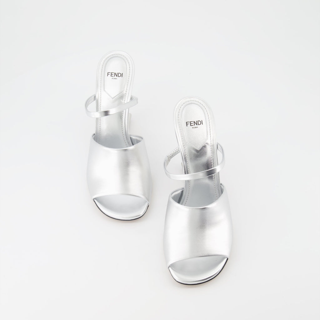 Sculptural Heel Sandals