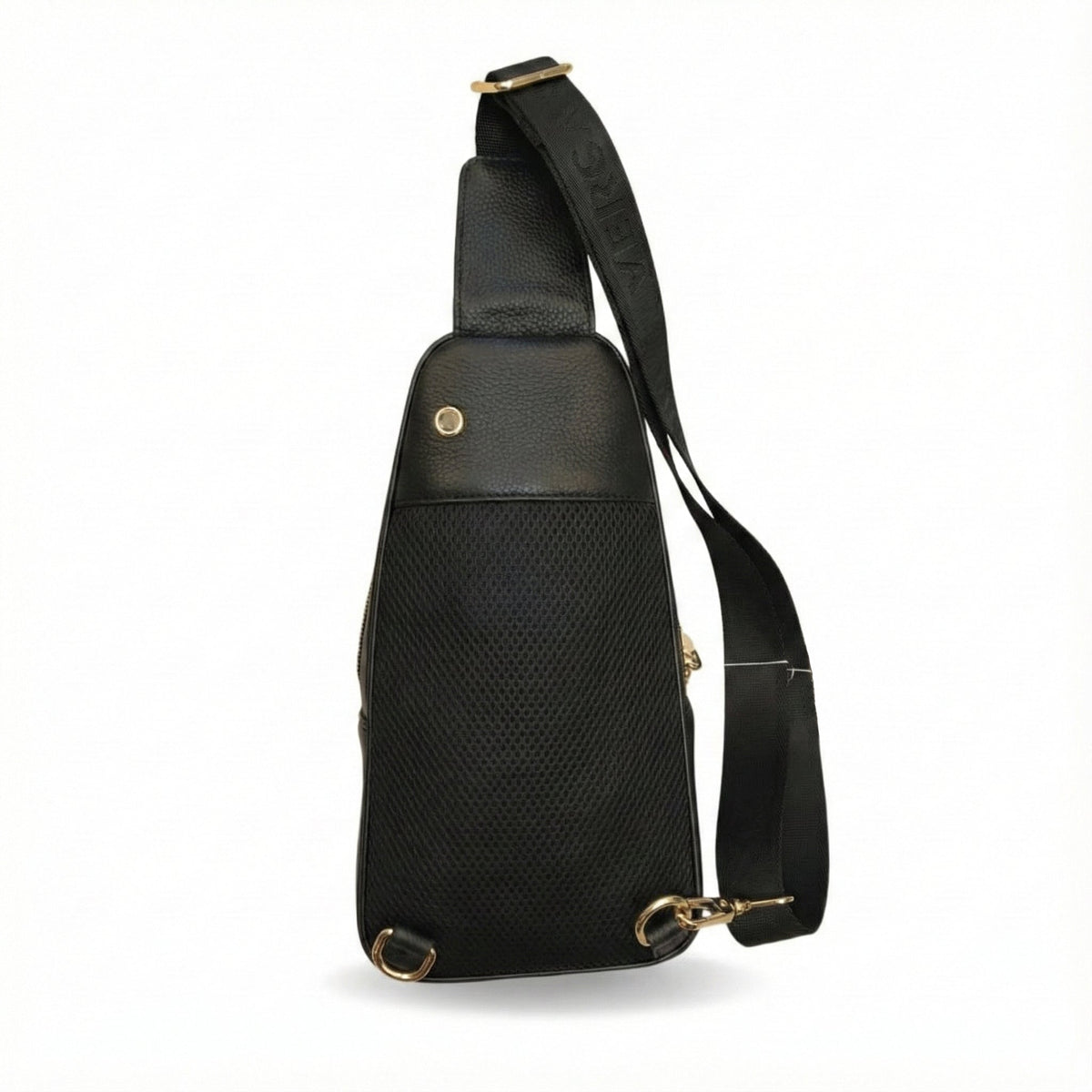 Embossed Leather Sling Bag