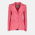 Pink Tailored Blazer with Teddy Bear Buttons