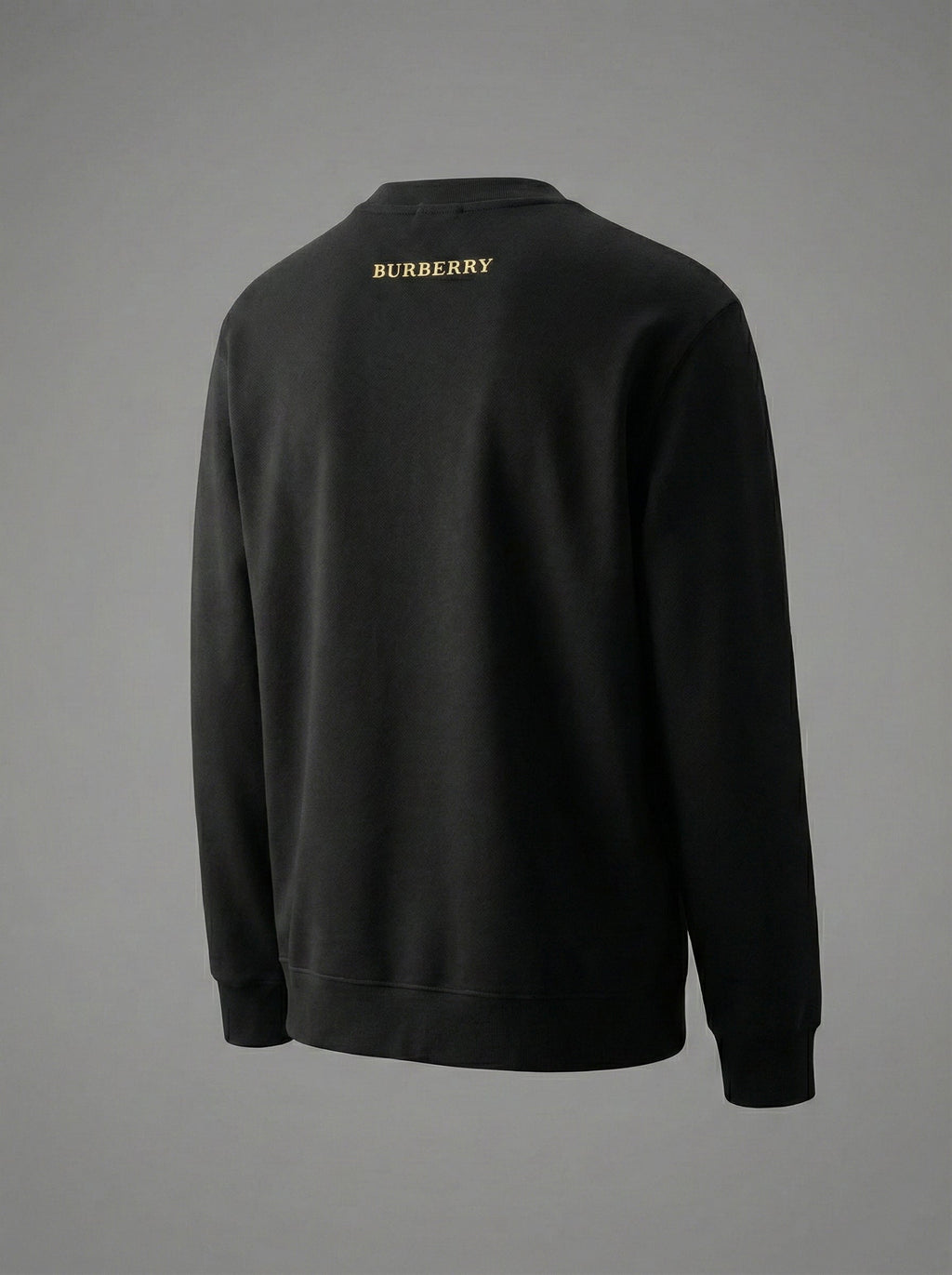 KD Embroidery Checked Panel Sweatshirt | Black and White
